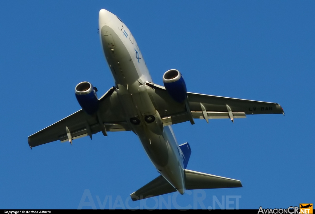 LV-BAR - Boeing 737-5H6 - Aerolineas Argentinas