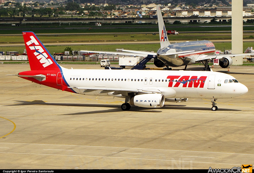 PT-MZH - Airbus A320-232 - TAM