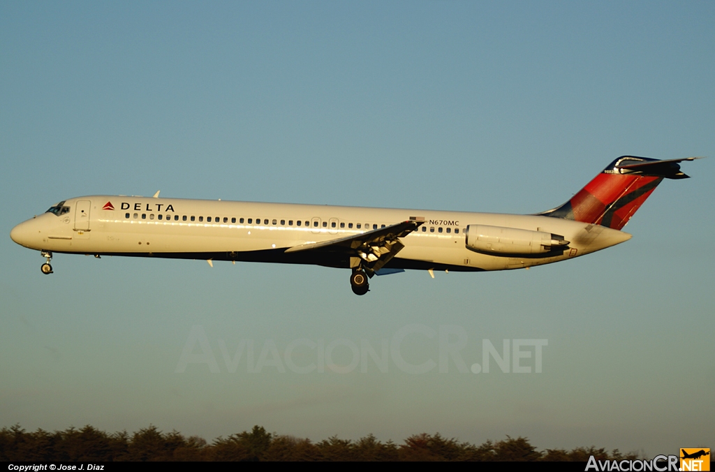N670MC - McDonnell Douglas DC-9-51 - Delta Airlines