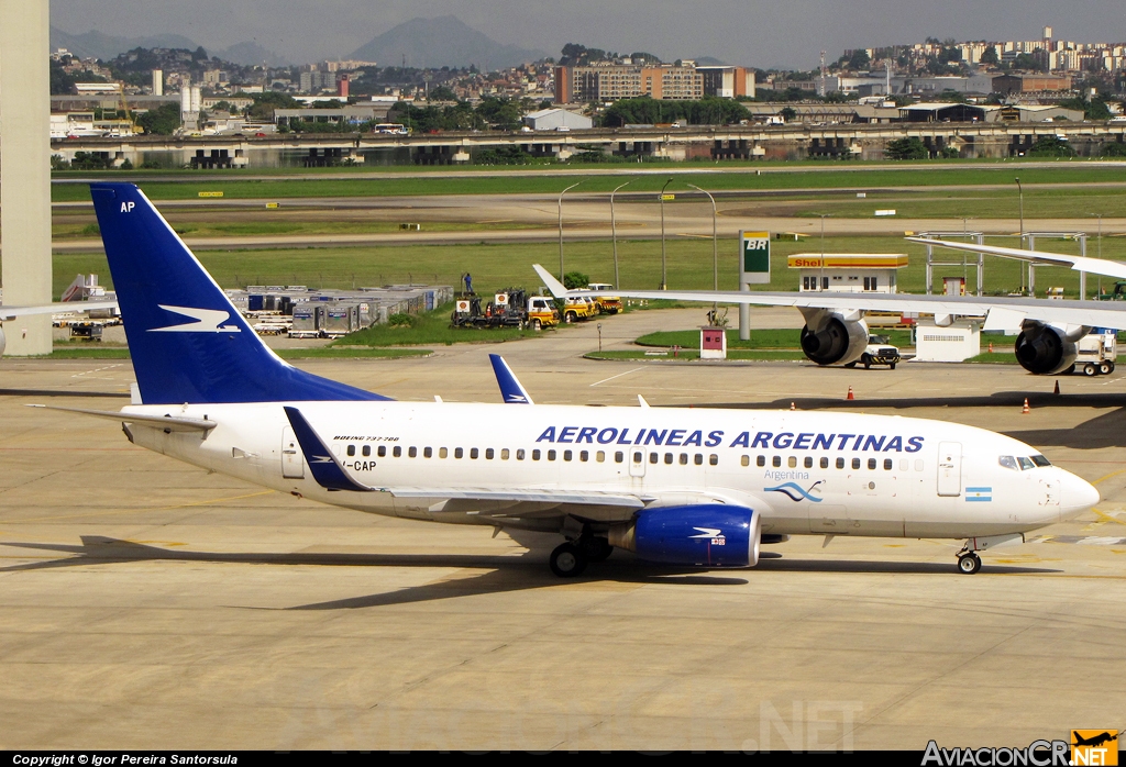 LV-CAP - Boeing 737-76N - Aerolineas Argentinas