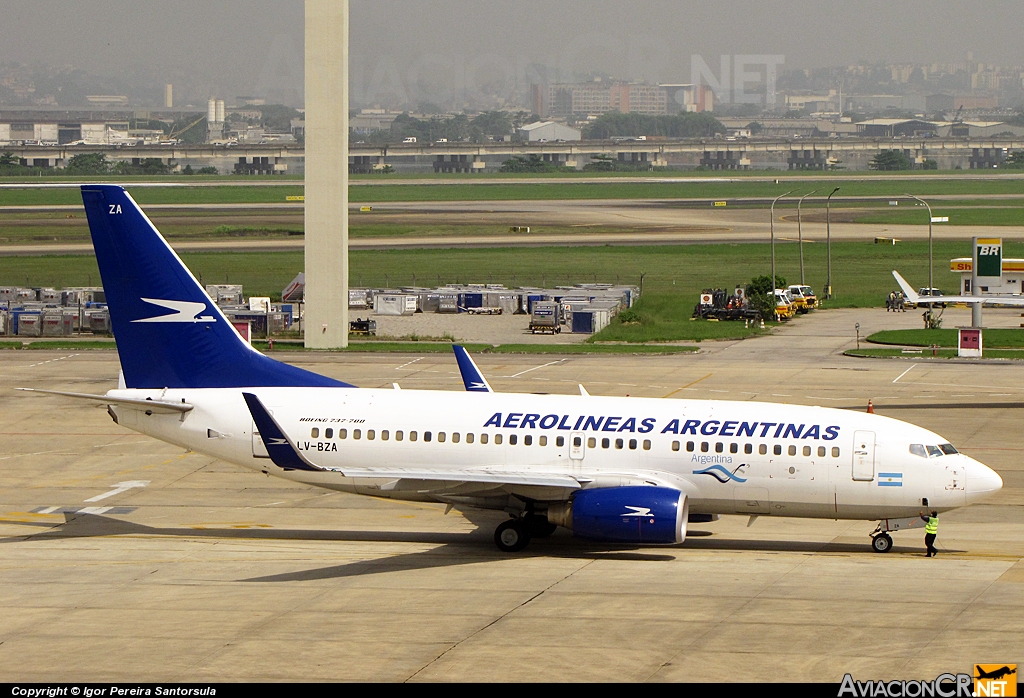 LV-BZA - Boeing 737-76N - Aerolineas Argentinas