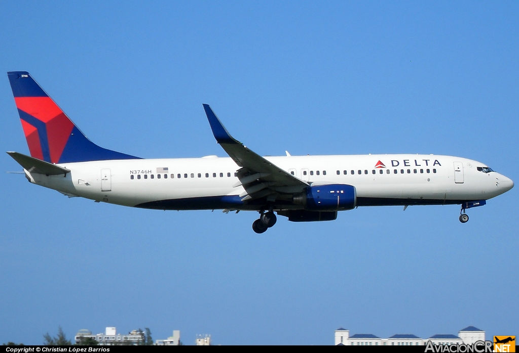 N3746H - Boeing 737-832 - Delta Airlines