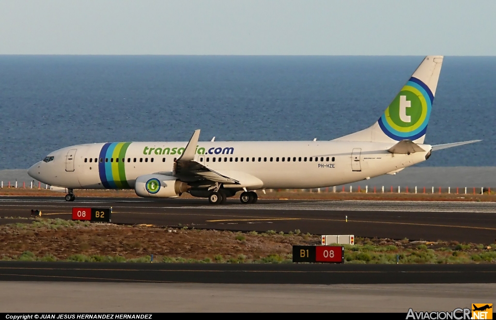 PH-HZE - Boeing 737-8K2 - Transavia Airlines