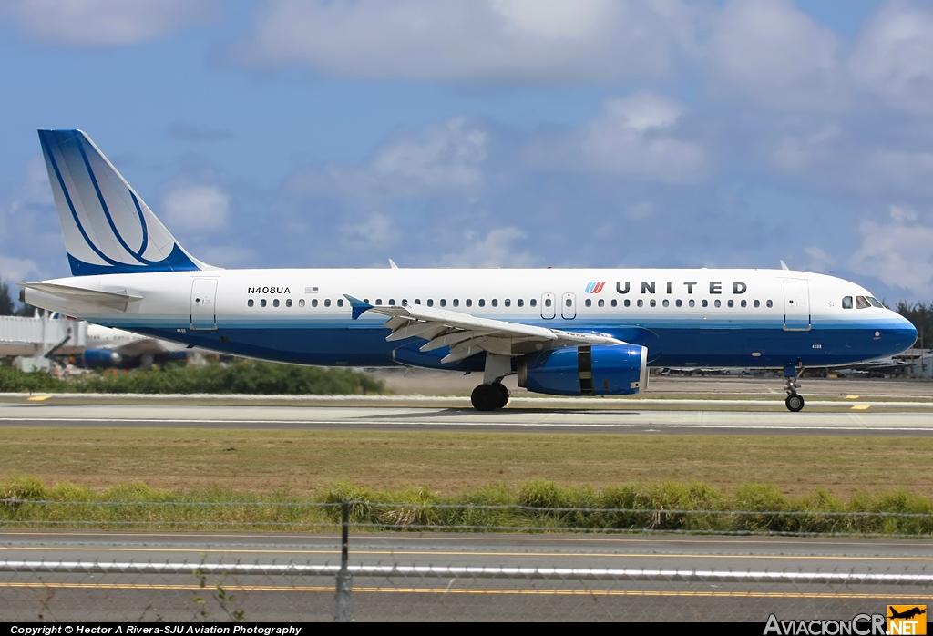 N408UA - Airbus A320-232 - United Airlines