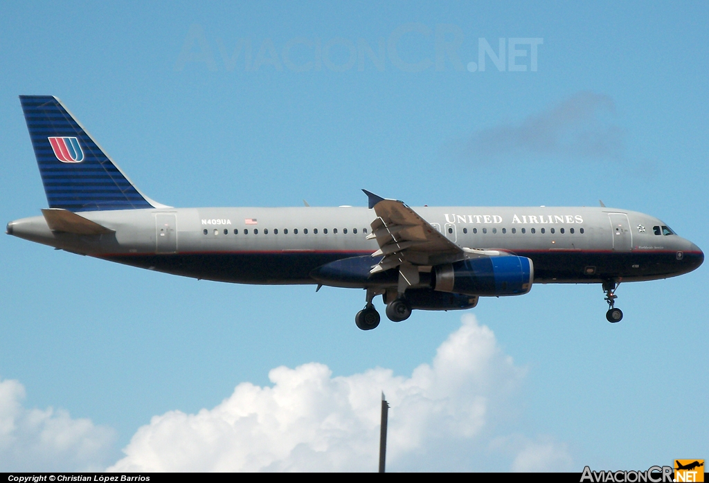 N409UA - Airbus A320-232 - United Airlines