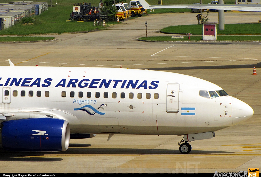 LV-BZA - Boeing 737-76N - Aerolineas Argentinas