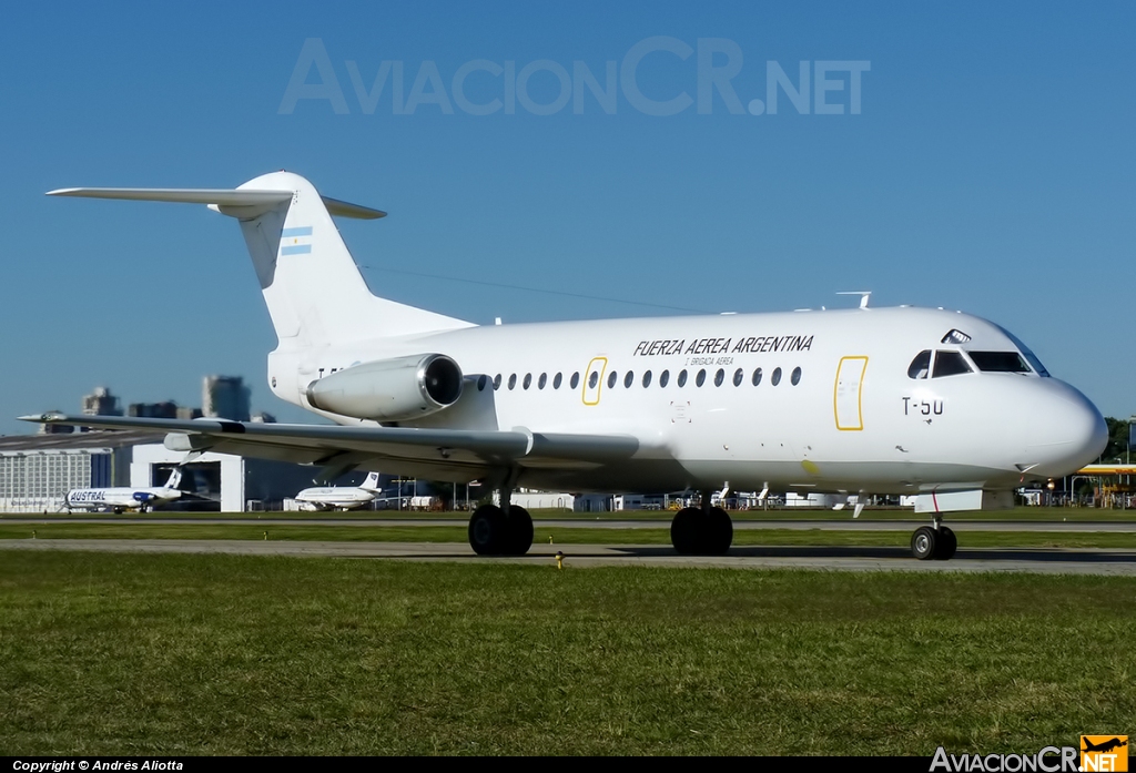 T-50 - Fokker F-28-1000 Fellowship - Argentina - Air Force