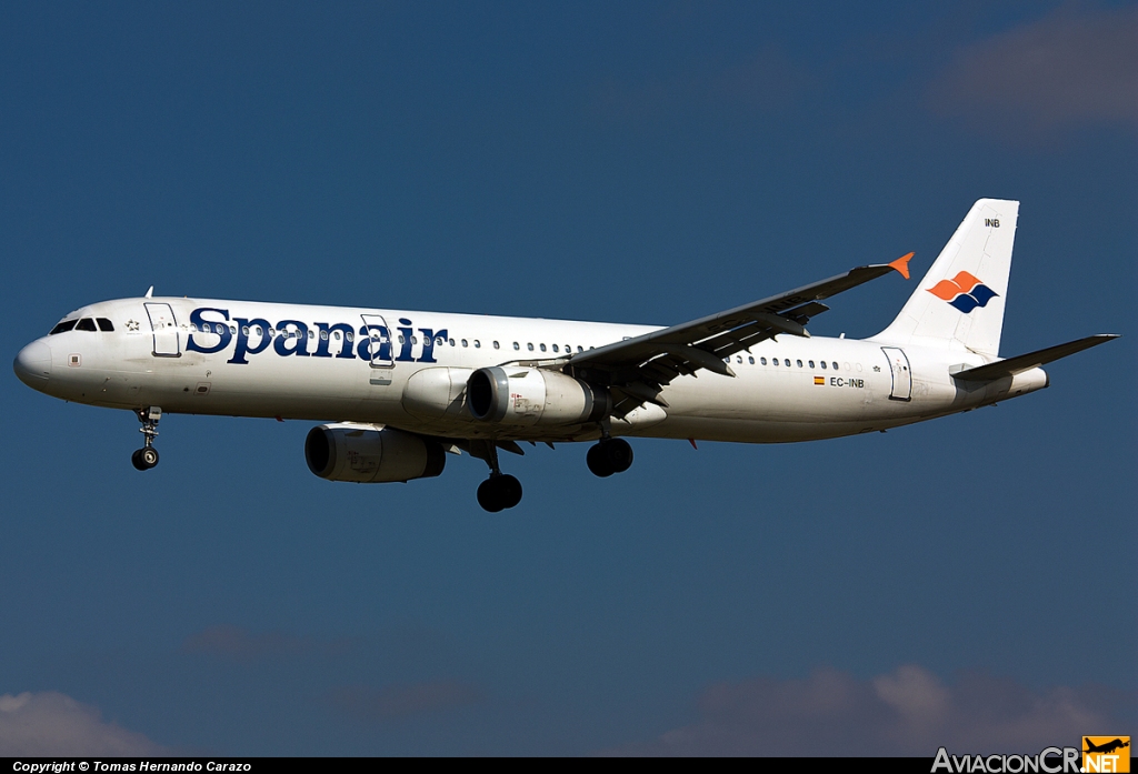 EC-INB - Airbus A321-231 - Spanair