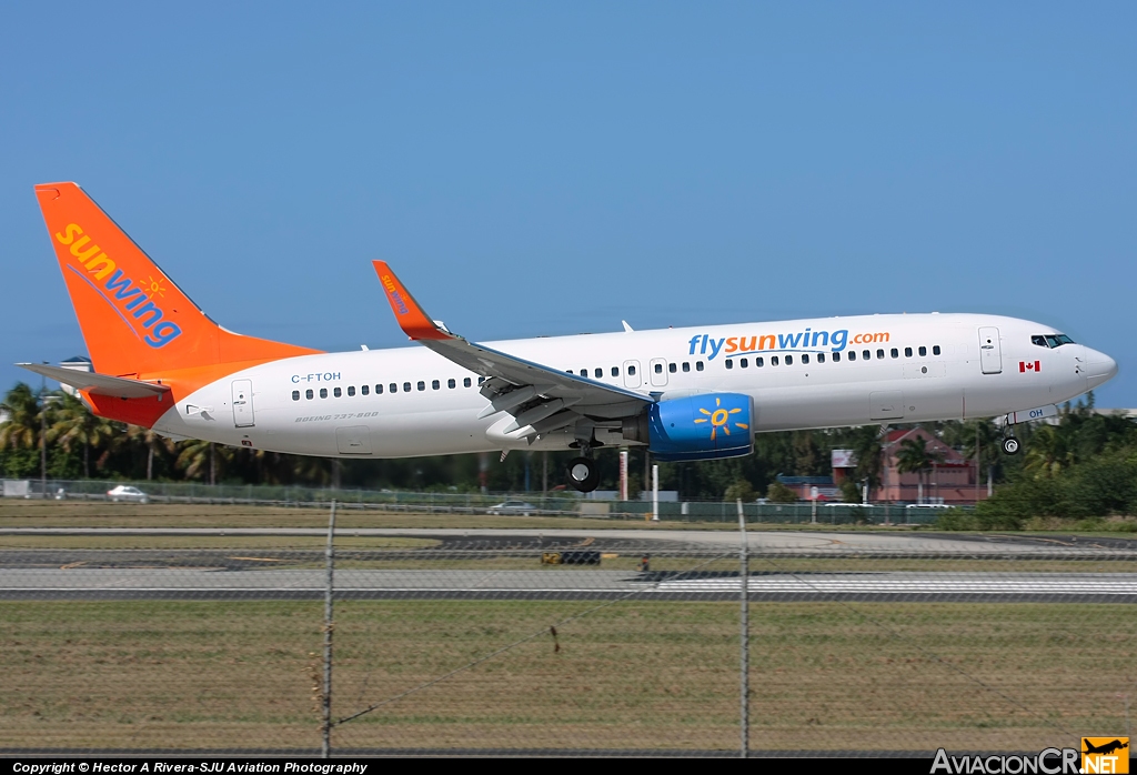C-FTOH - Boeing 737-8HX - Sunwing Airlines