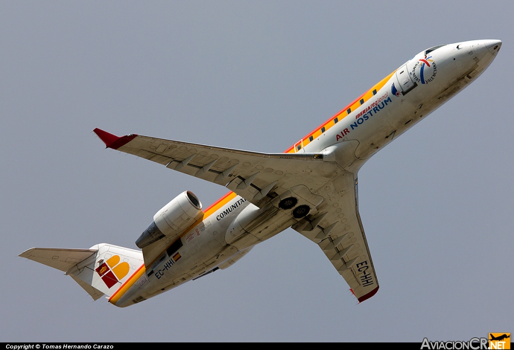 EC-HHI - Bombardier CRJ-200ER - Air Nostrum (Iberia Regional)