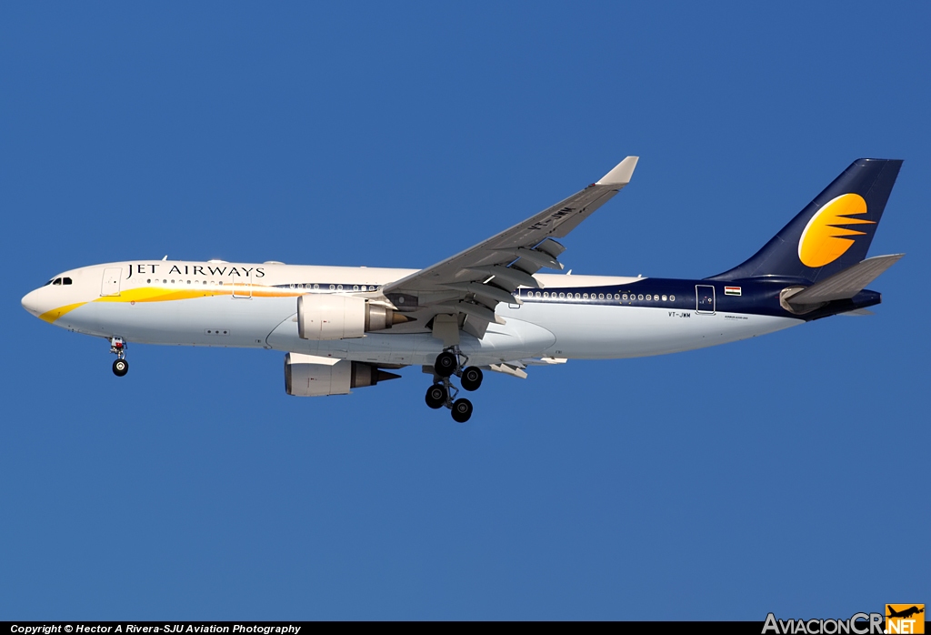 VT-JWM - Airbus A330-202 - Jet Airways