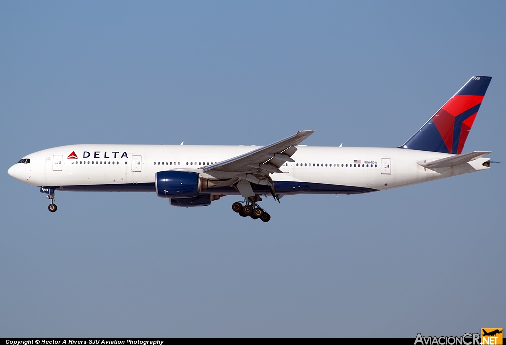 N864DA - Boeing 777-232(ER) - Delta Air Lines