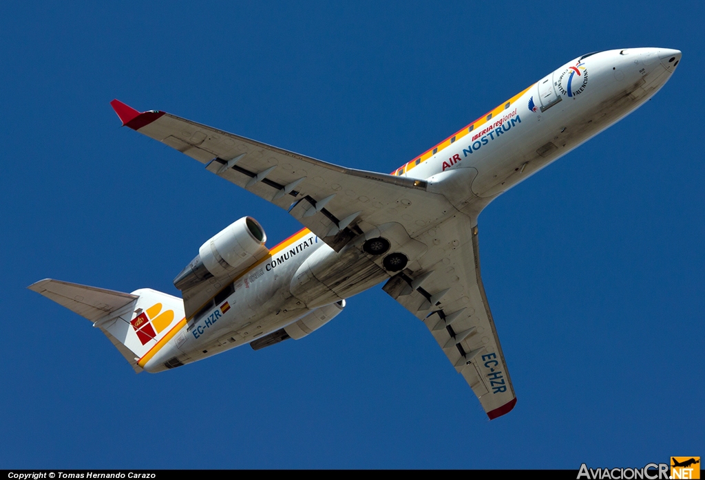 EC-HZR - Bombardier CRJ-200ER - Air Nostrum (Iberia Regional)