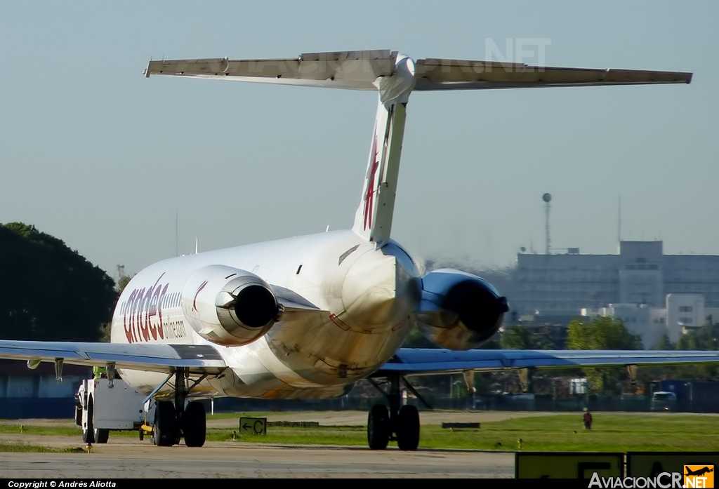 LV-BAY - McDonnell Douglas MD-83 - Andes Líneas Aéreas