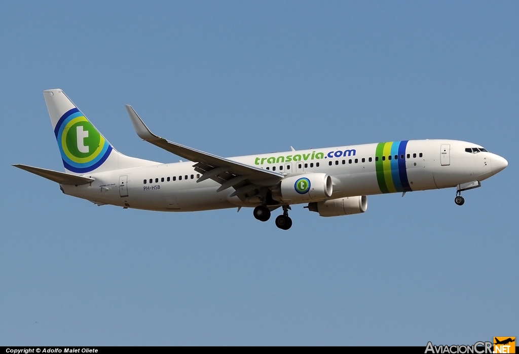 PH-HSB - Boeing 737-8K2 - Transavia Airlines