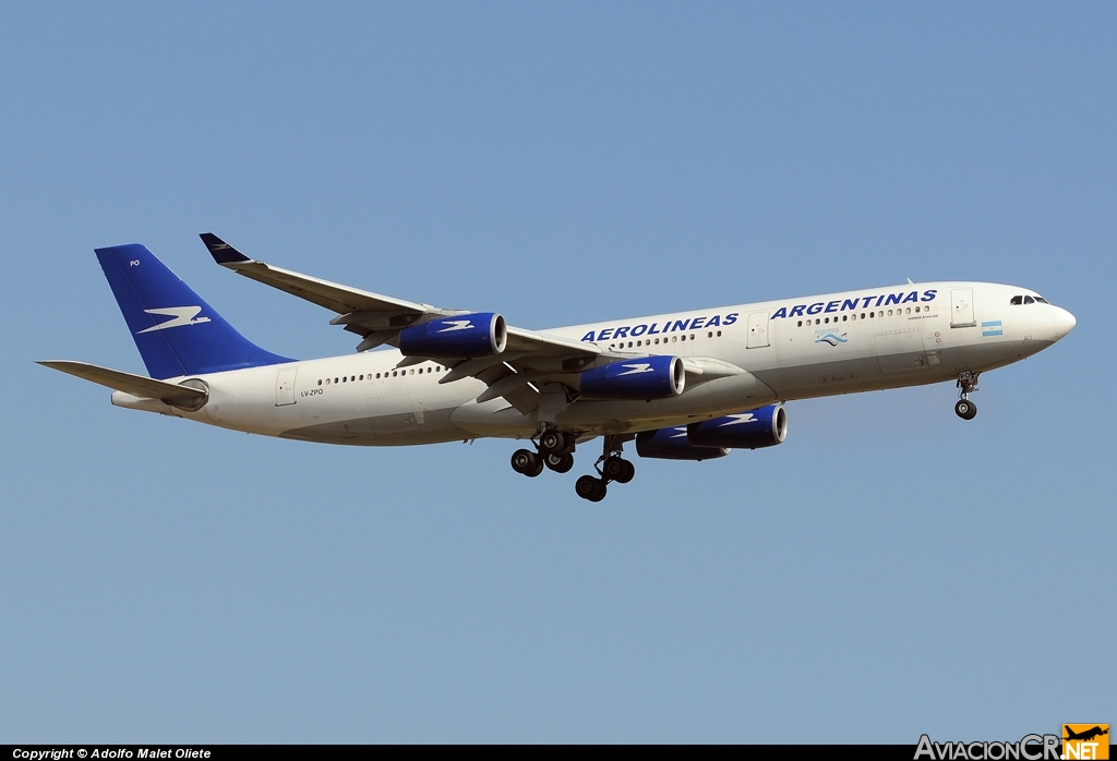 LV-ZPO - Airbus A340-211 - Aerolineas Argentinas