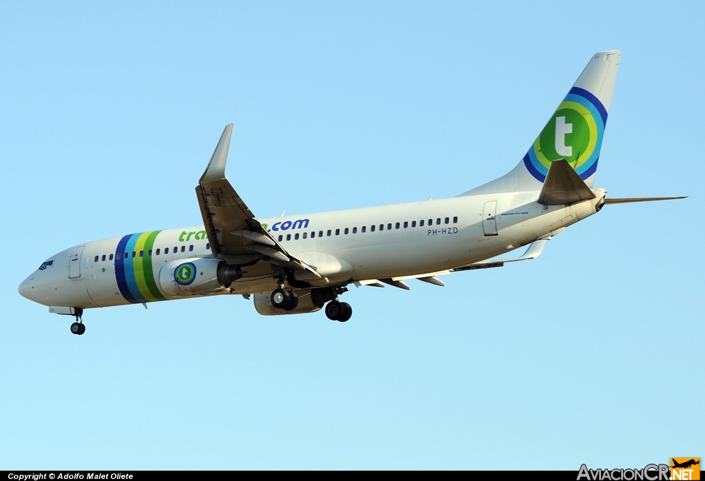 PH-HZD - Boeing 737-8K2 - Transavia Airlines