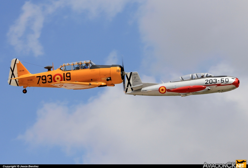 EC-DUN - North American T-6G Texan - FIO (Fundacion Infante de Orleans)
