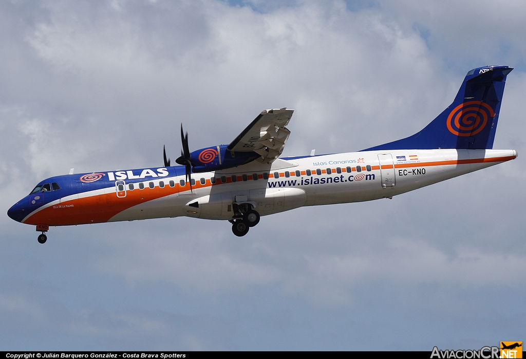 EC-KNO - ATR 72-212A - Islas Airways