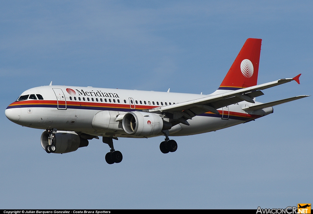 EI-DFA - Airbus A319-100 - Meridiana