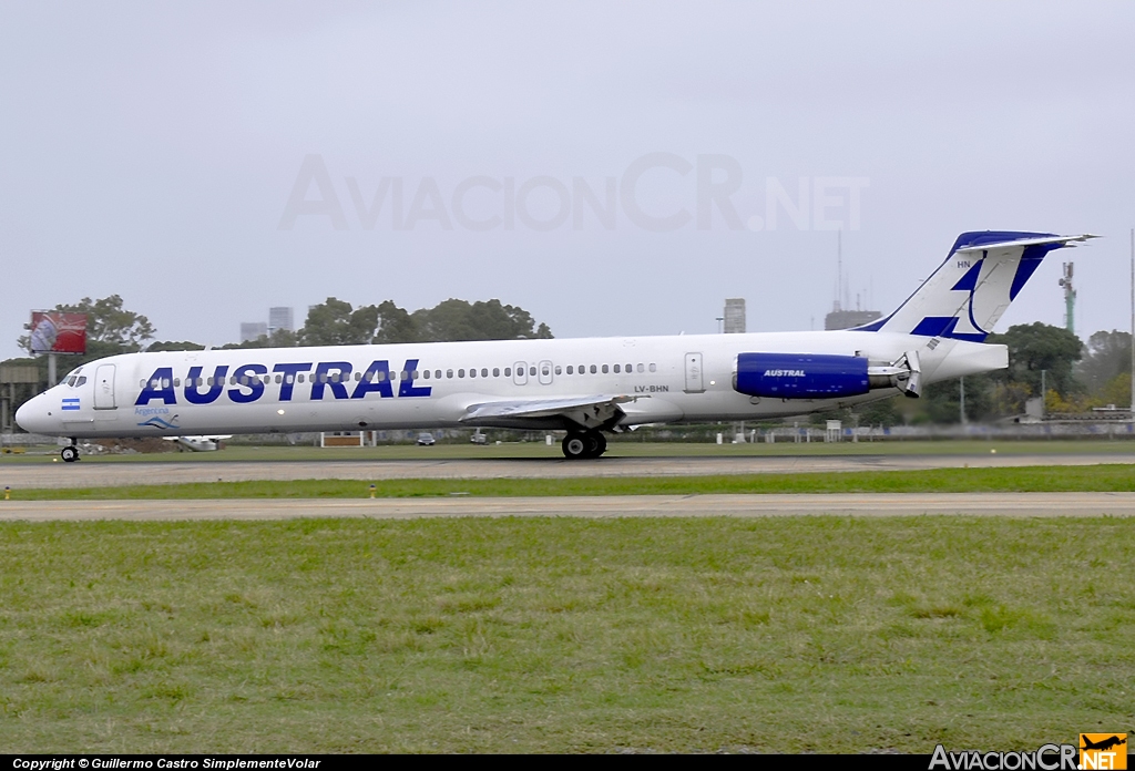 LV-BHN - McDonnell Douglas MD-83 (DC-9-83) - Austral Líneas Aéreas