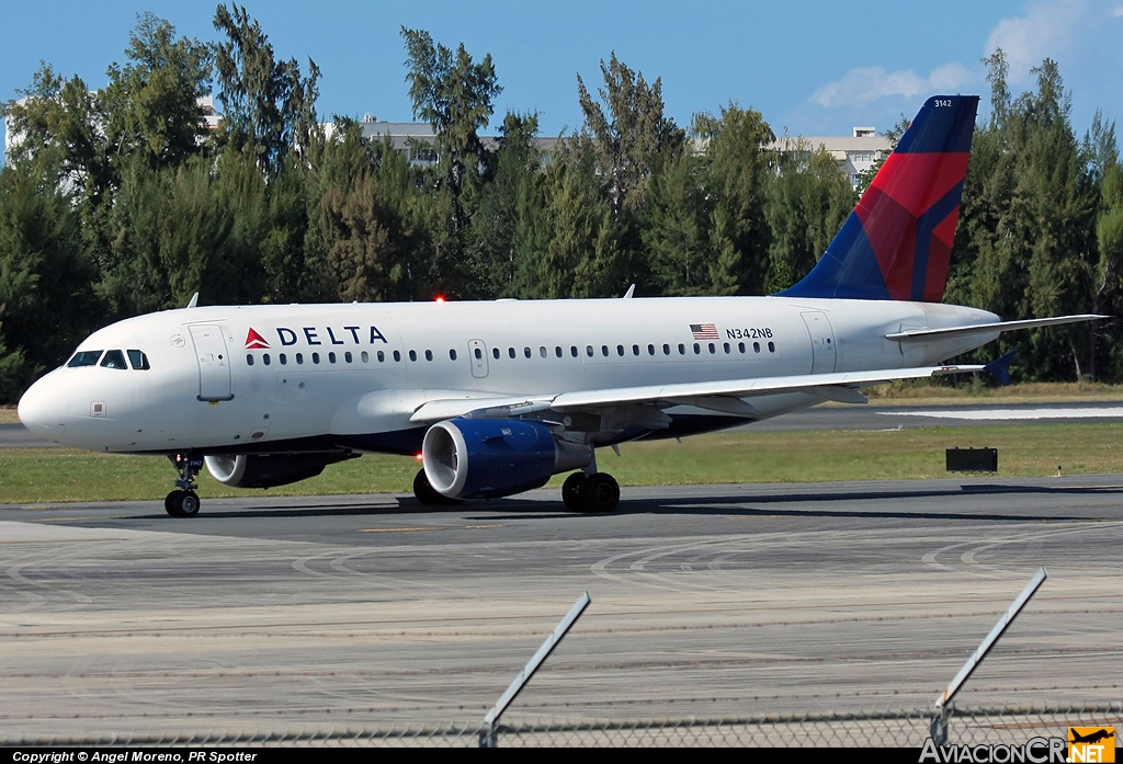 N342NB - Airbus A319-114 - Delta Airlines