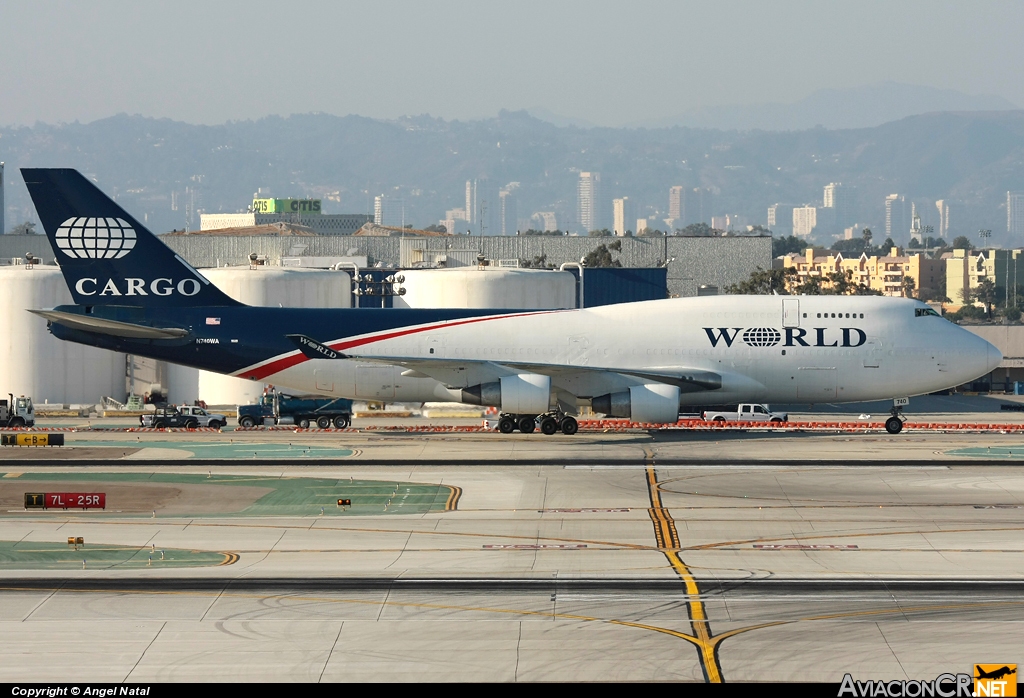 N740WA - Boeing 747-4H6M - World Airways