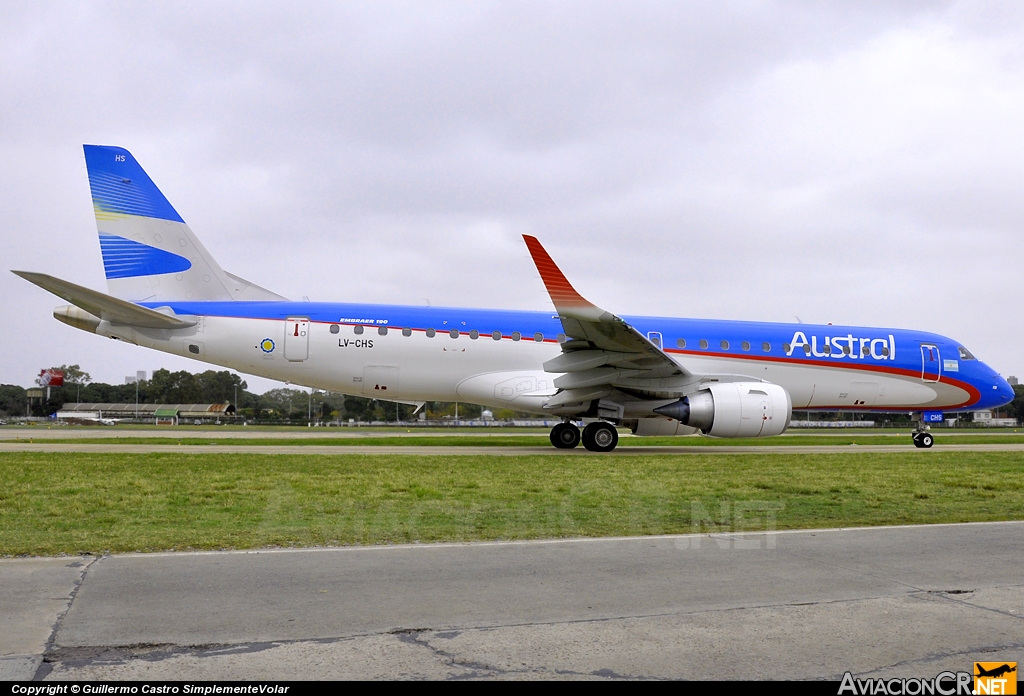 LV-CHS - Embraer 190-100IGW - Austral Líneas Aéreas