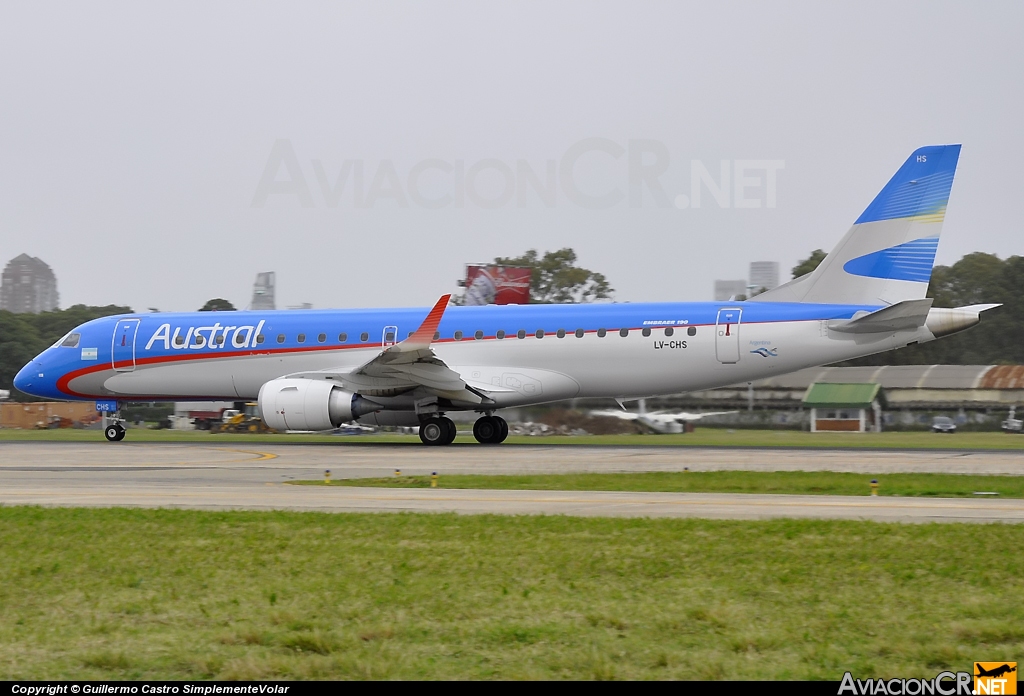 LV-CHS - Embraer 190-100IGW - Austral Líneas Aéreas