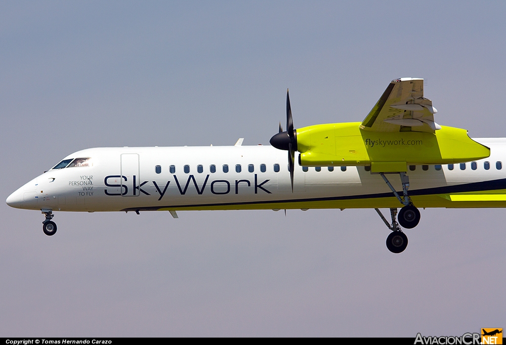 HB-JGA - De Havilland Canada DHC-8-402Q Dash 8 - Sky Work