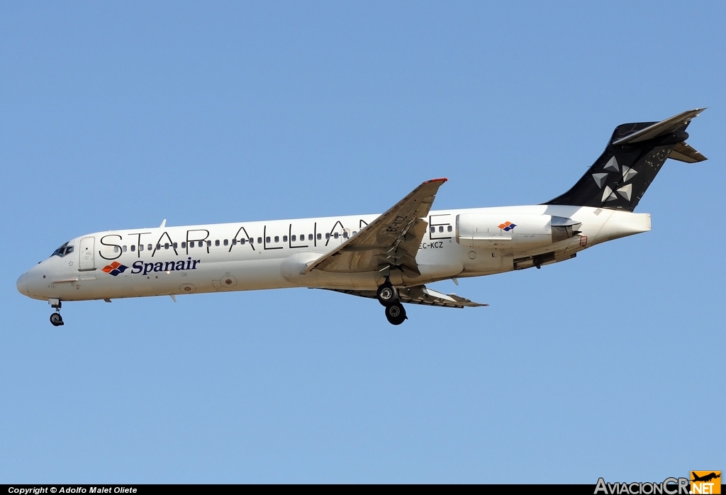 EC-KCZ - McDonnell Douglas MD-87 (DC-9-87) - Spanair