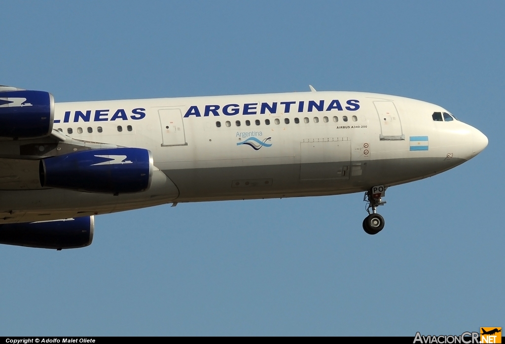 LV-ZPO - Airbus A340-211 - Aerolineas Argentinas