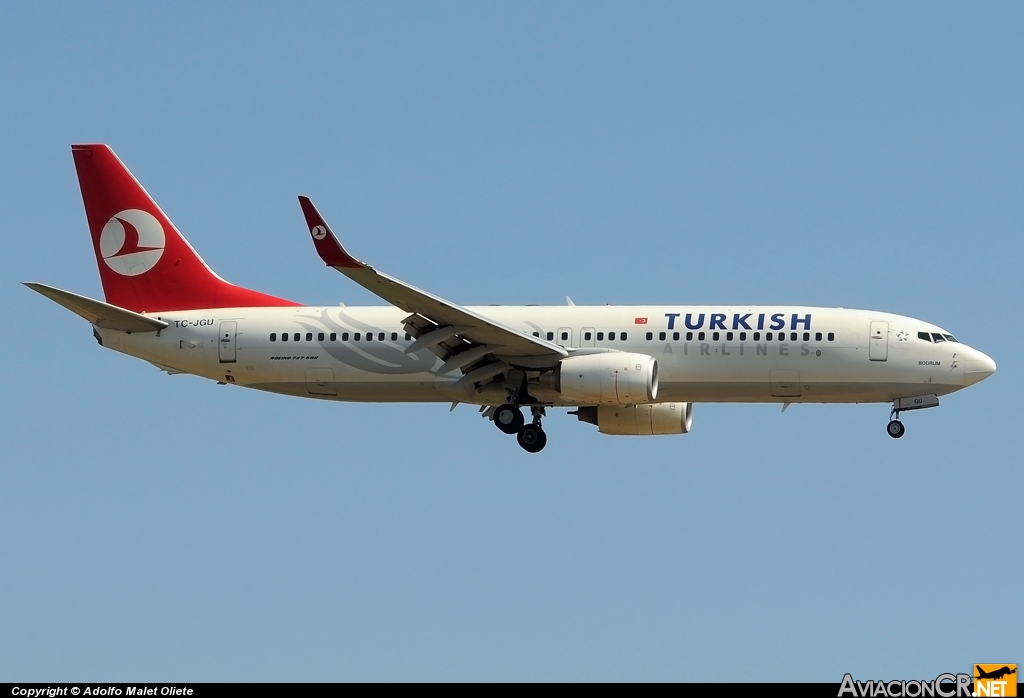 TC-JGU - Boeing 737-8F2 - Turkish Airlines
