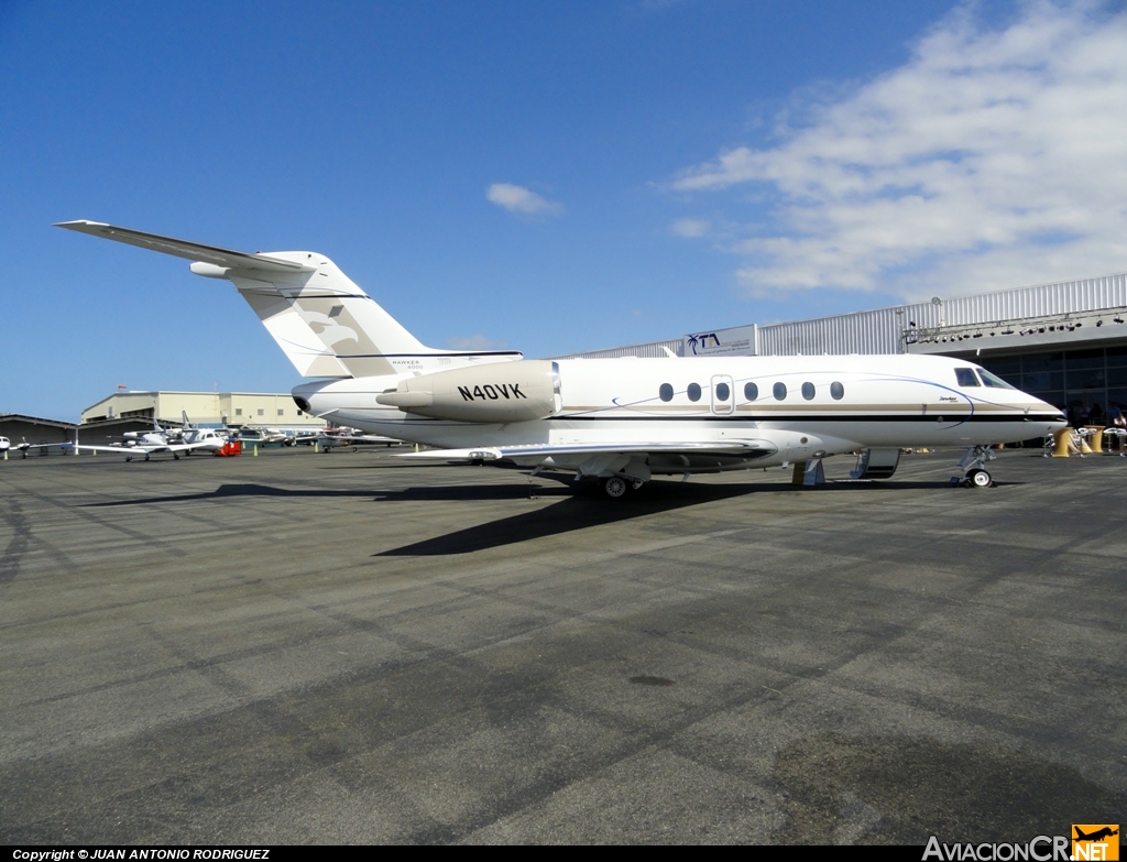 N40VK - Hawker Beechcraft Hawker 4000 - Hawker Beechcraft