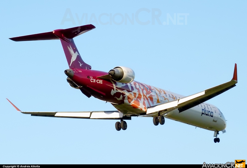 CX-CRE - Bombardier CRJ-900LR - Pluna Uruguay