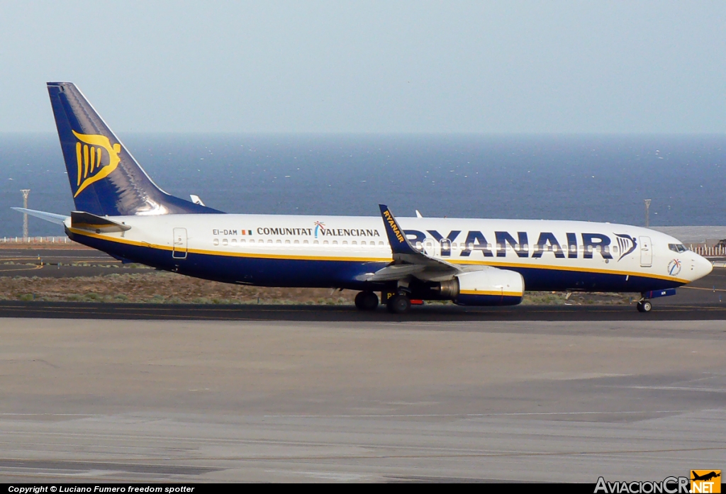 EI-DAM - Boeing 737-8AS - Ryanair