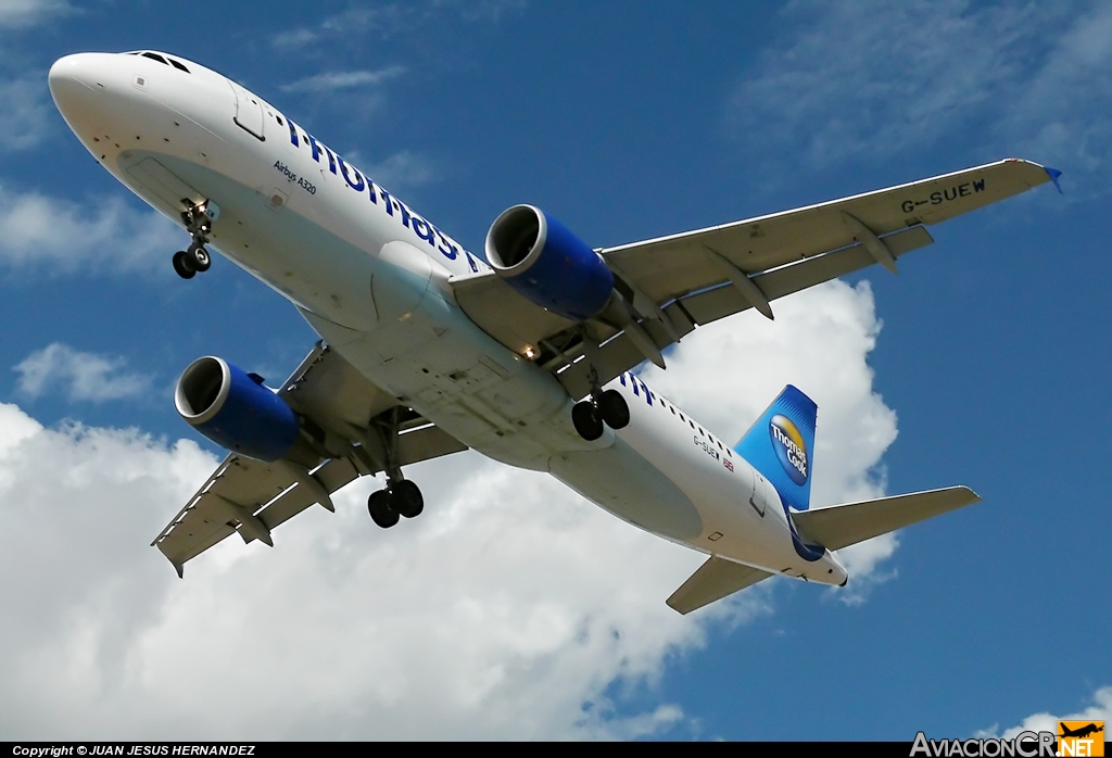 G-SUEW - Airbus A320-214 - Thomas Cook Airlines