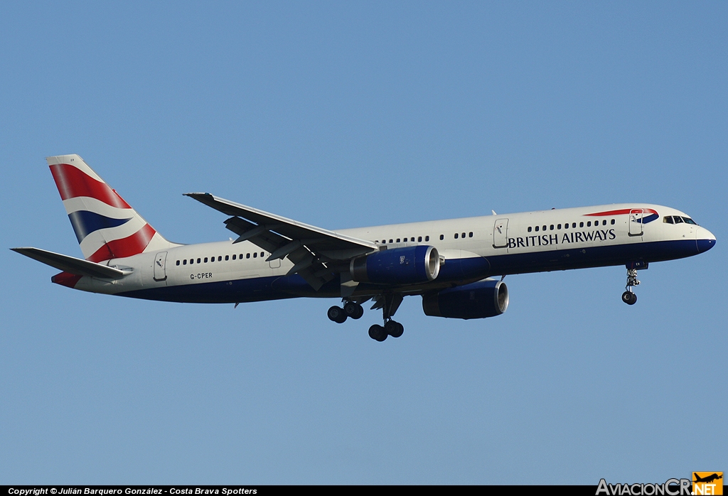 G-CPER - Boeing 757-236 - British Airways