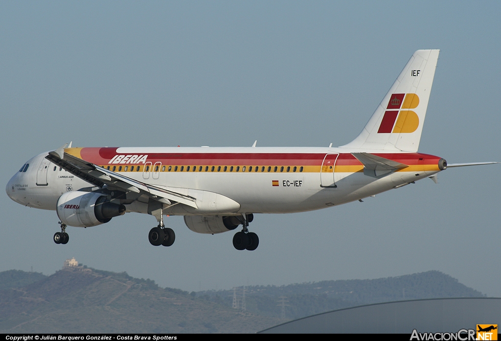 EC-IEF - Airbus A320-214 - Iberia