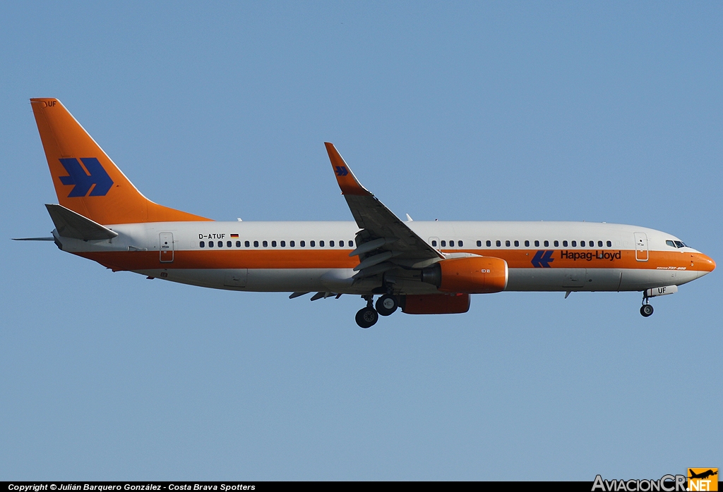 D-ATUF - Boeing 737-8K5 - Hapag-Lloyd