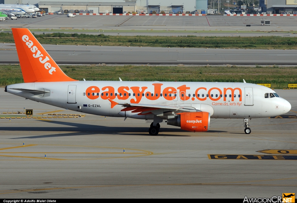 G-EZAL - Airbus A319-111 - EasyJet Airline