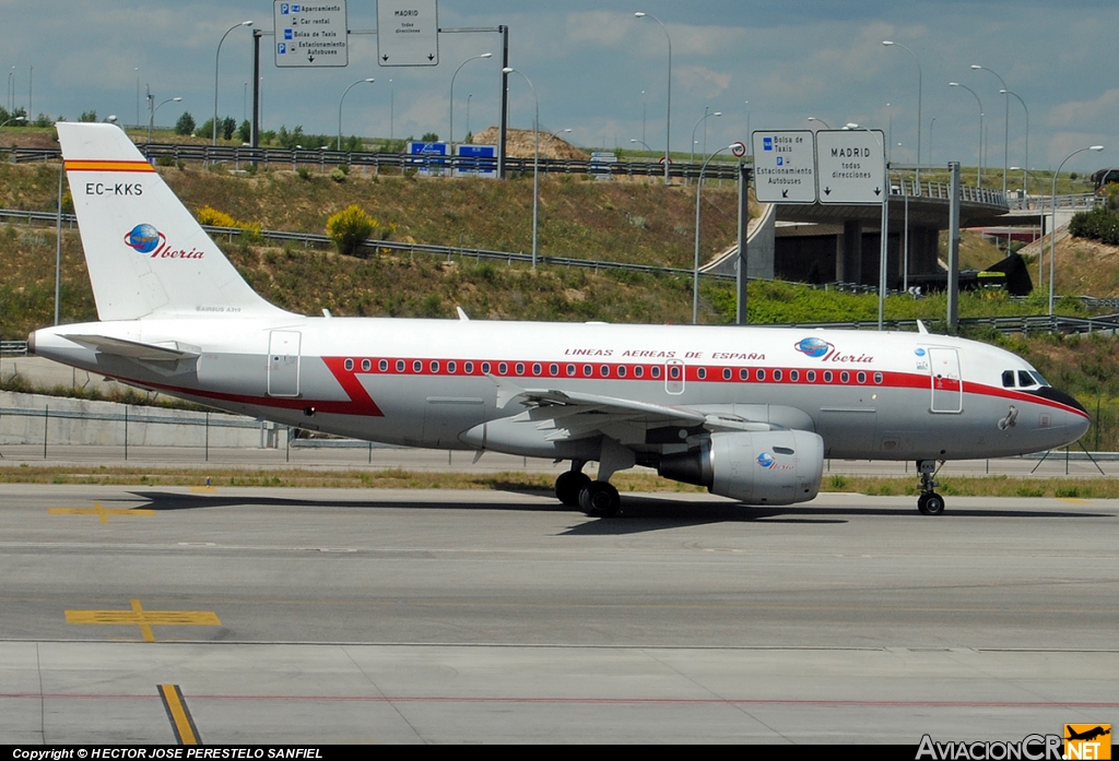 EC-KKS - Airbus A319-111 - Iberia