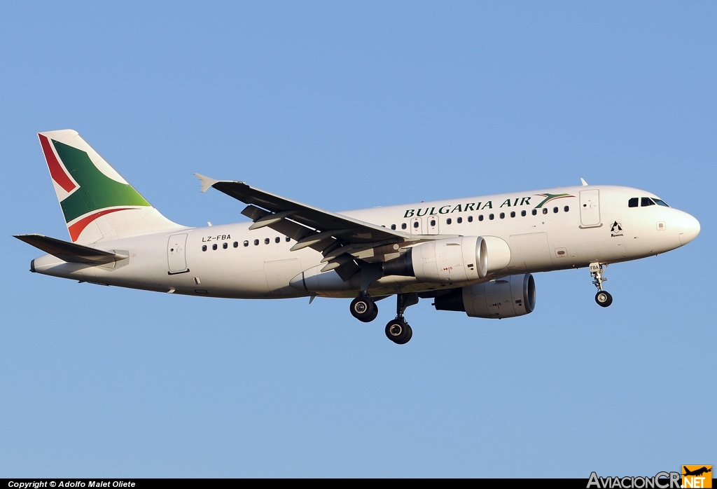 LZ-FBA - Airbus A319-112 - Bulgaria