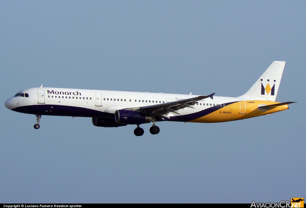 G-MARA - Airbus A321-231 - Monarch Airlines