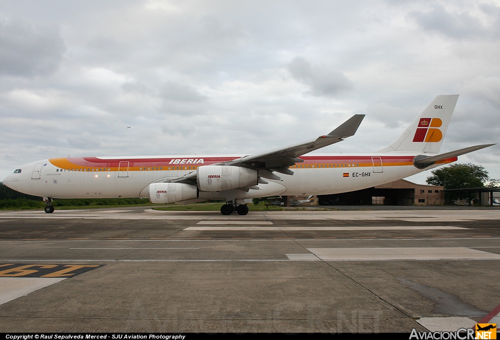 EC-GHX - Airbus A340-313X - Iberia