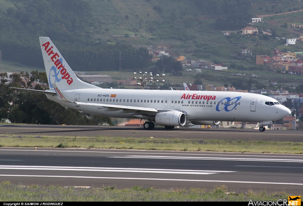 EC-HZS - Boeing 737-86Q - Air Europa