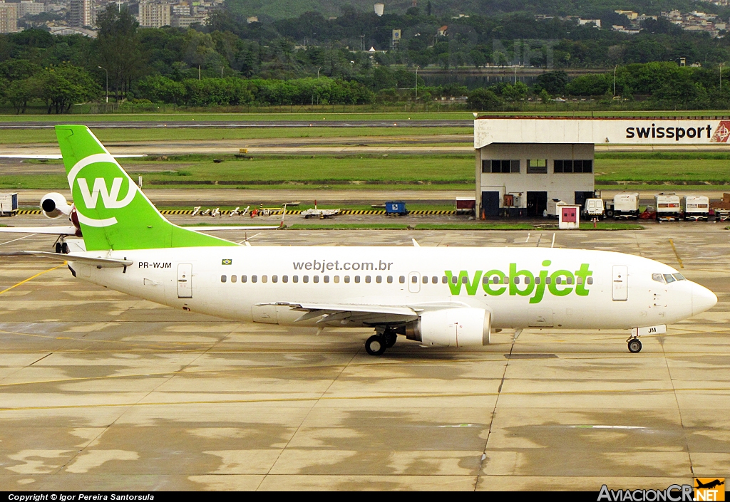 PR-WJM - Boeing 737-36Q - Webjet Linhas Aéreas