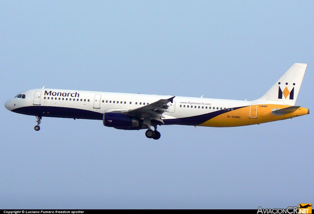 G-OZBH - Airbus A321-231 - Monarch Airlines