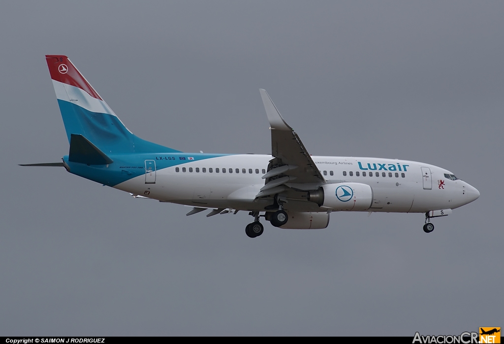 LX-LGS - Boeing 737-7C9 - LUXAIR