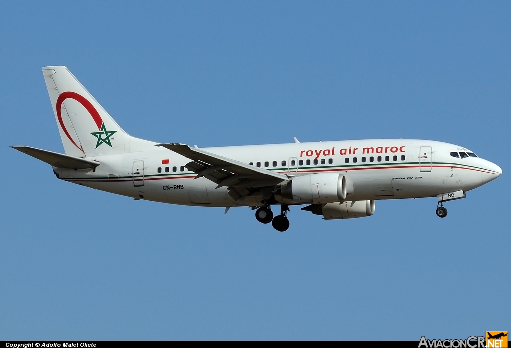 CN-RNB - Boeing 737-5B6 - Royal Air Maroc